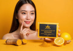 Lemon, Turmeric & Kojic Acid Skin Brightening Soap – Pack of 3 | Deep Cleansing, Tan Removal & Glow Enhancing Formula