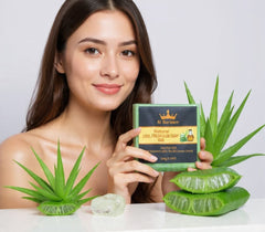 Cool Fresh Aloe Soap Bar | Hydrating, Refreshing & Soothing Skin Cleanser | Natural Aloe Vera Bathing Bar