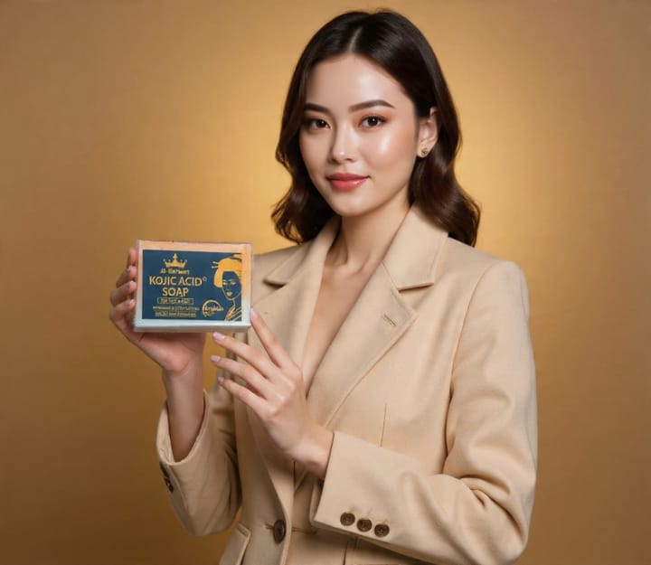 Kojic Acid Skin Brightening Soap | Dark Spot, Pigmentation & Tan Removal | Glow Enhancing Cleansing Bar