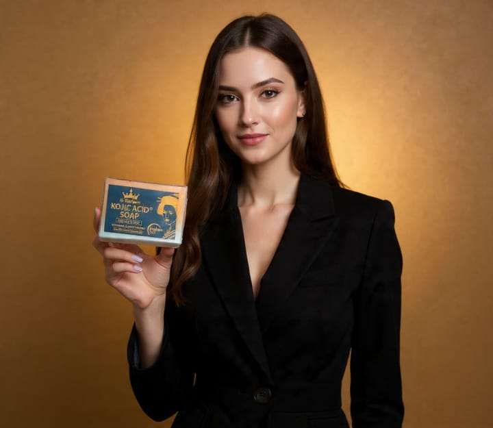 Kojic Acid Skin Brightening Soap | Dark Spot, Pigmentation & Tan Removal | Glow Enhancing Cleansing Bar