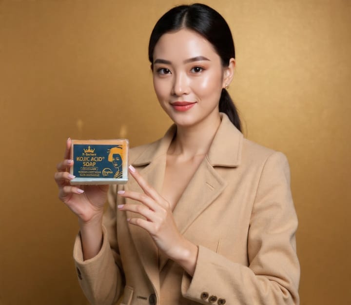 Kojic Acid Skin Brightening Soap | Dark Spot, Pigmentation & Tan Removal | Glow Enhancing Cleansing Bar