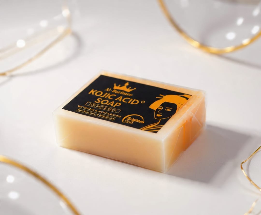 Kojic Acid Skin Brightening Soap | Dark Spot, Pigmentation & Tan Removal | Glow Enhancing Cleansing Bar