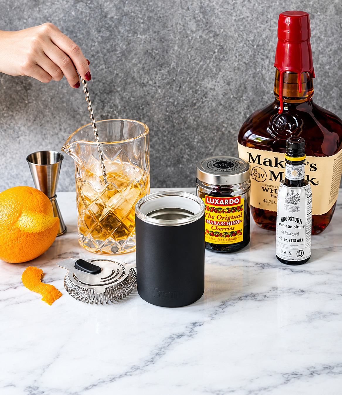 Vinglacé Insulated Whiskey Glass with Lid – 12 oz Stainless Steel & Glass Tumbler