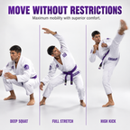 Premium White BJJ Gi – Durable Brazilian Jiu-Jitsu Training Uniform