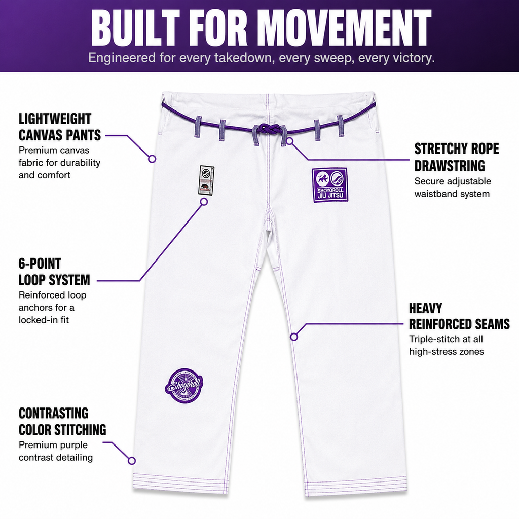 Premium White BJJ Gi – Durable Brazilian Jiu-Jitsu Training Uniform