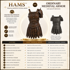 Women's Genuine Cow Leather Medieval Armor Dress