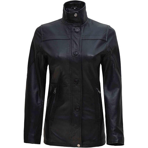 Women’s Black Leather Jacket