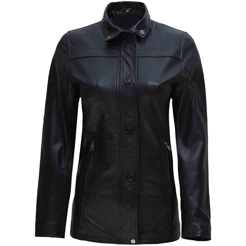 Women’s Black Leather Jacket