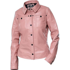 Women’s Fold-Color Leather Jacket 
