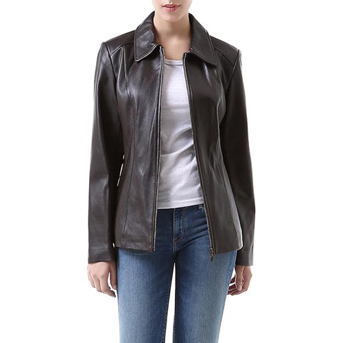 Women's Genuine Lambskin Leather Jacket
