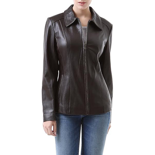 Women's Genuine Lambskin Leather Jacket