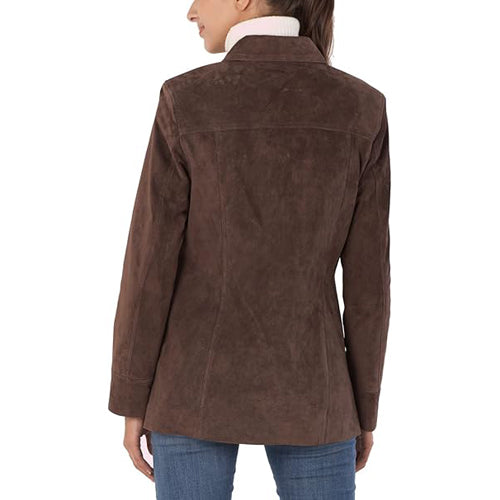 Women’s Leather Long Coat