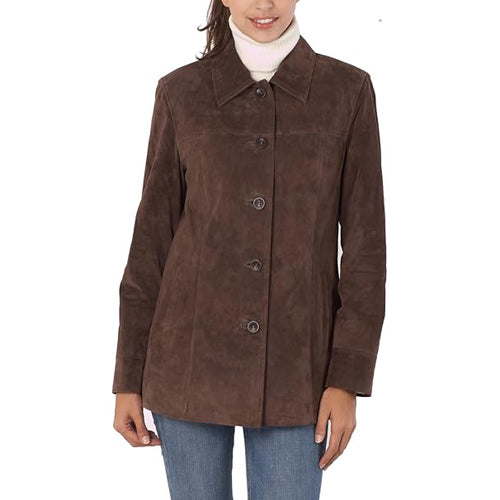 Women’s Leather Long Coat