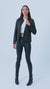 Women’s Black Zipper Leather Jacket