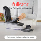 Fullstar Pro 4-in-1 Vegetable Chopper with Container – White